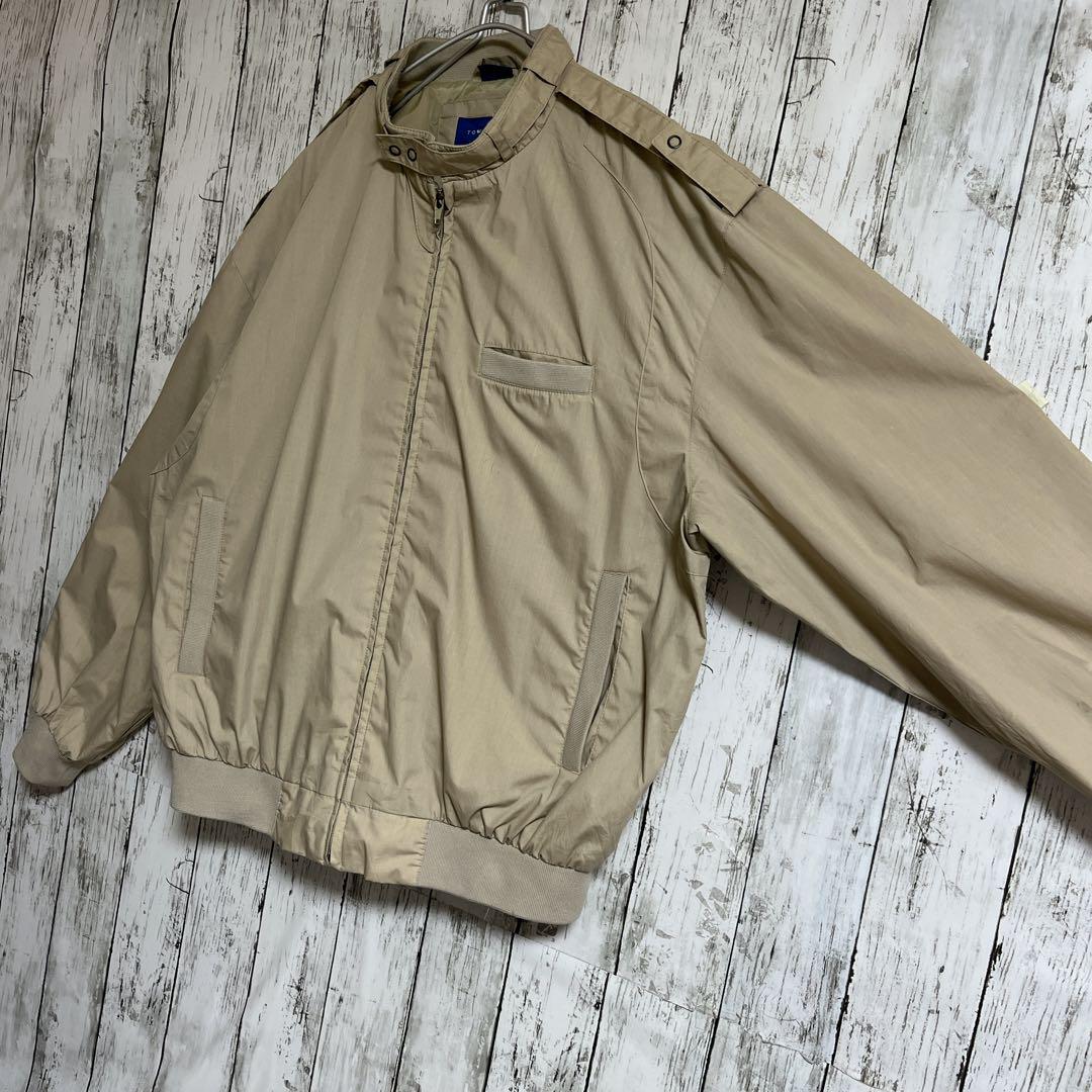 80s タウンクラフト スイングトップ ブルゾン L相当 ベージュ