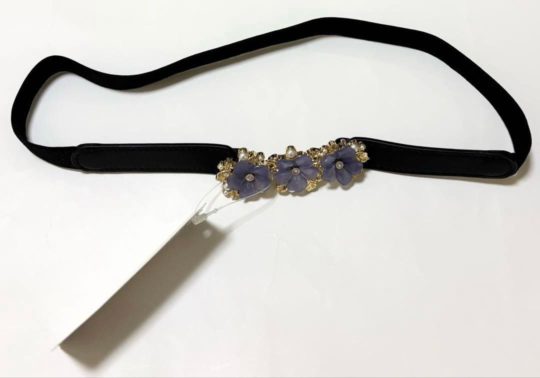 axes femme アクシーズファム ベルト すみれ ホマイカ 細ゴム axes femme アクシーズファム ベルト すみれ ホマイカ 細ゴム