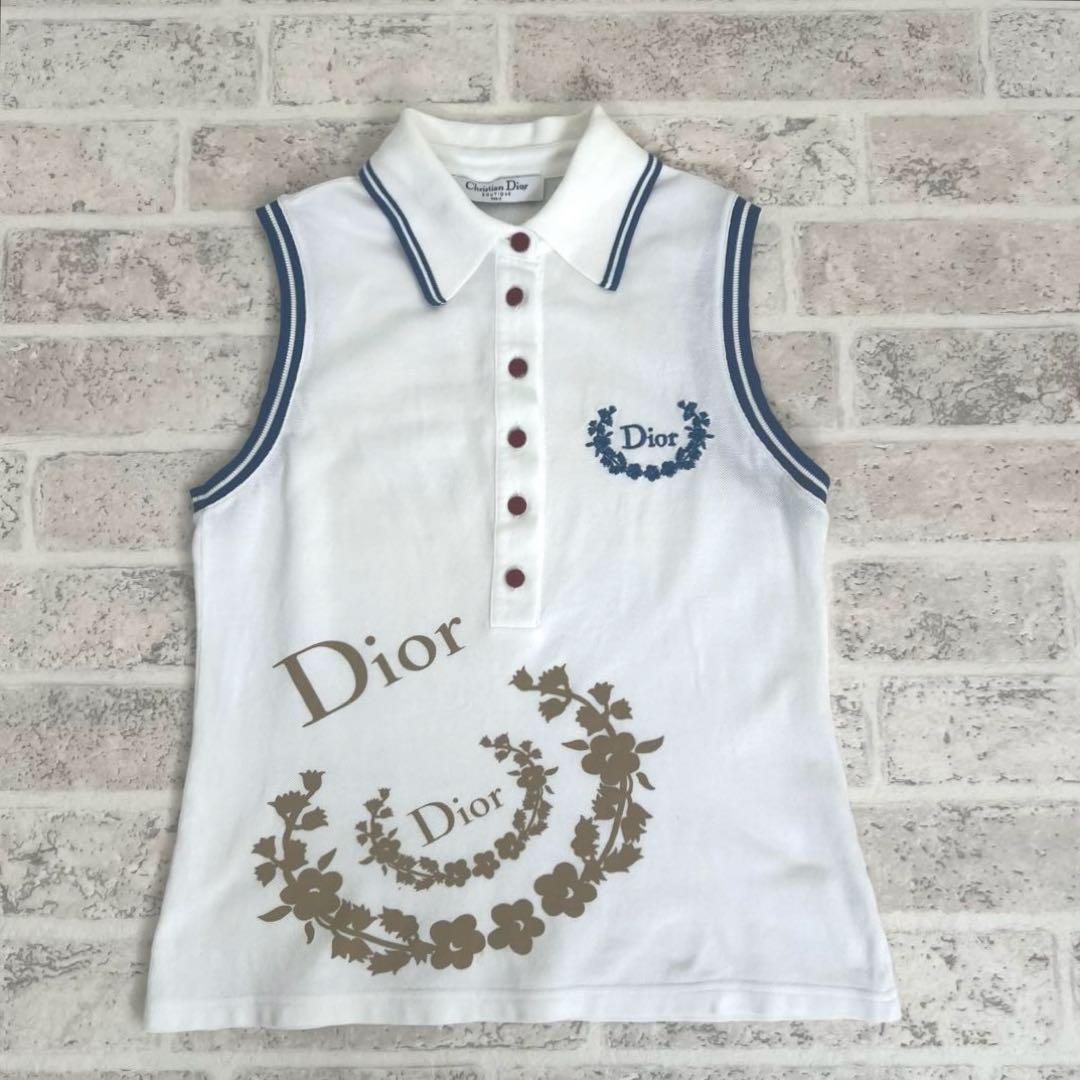 Dior ポロシャツ　ノースリーブ　トップス　ゴルフウェア