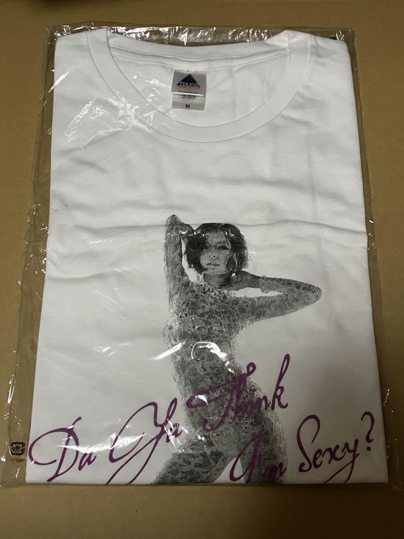 Rio 柚木ティナ 半袖Tシャツ L 恵比寿マスカッツ アイム・セクシー 白