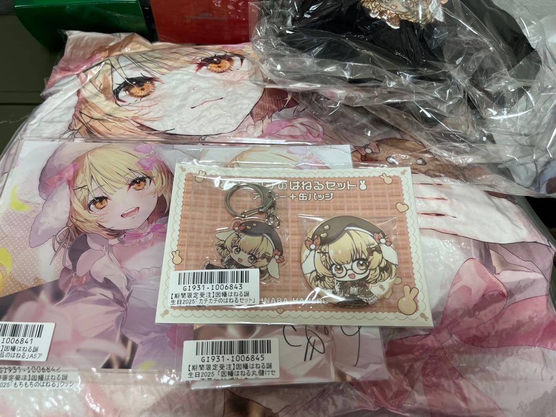 因幡はねる ななしいんく サイン入りポストカード付き 誕生日グッズ