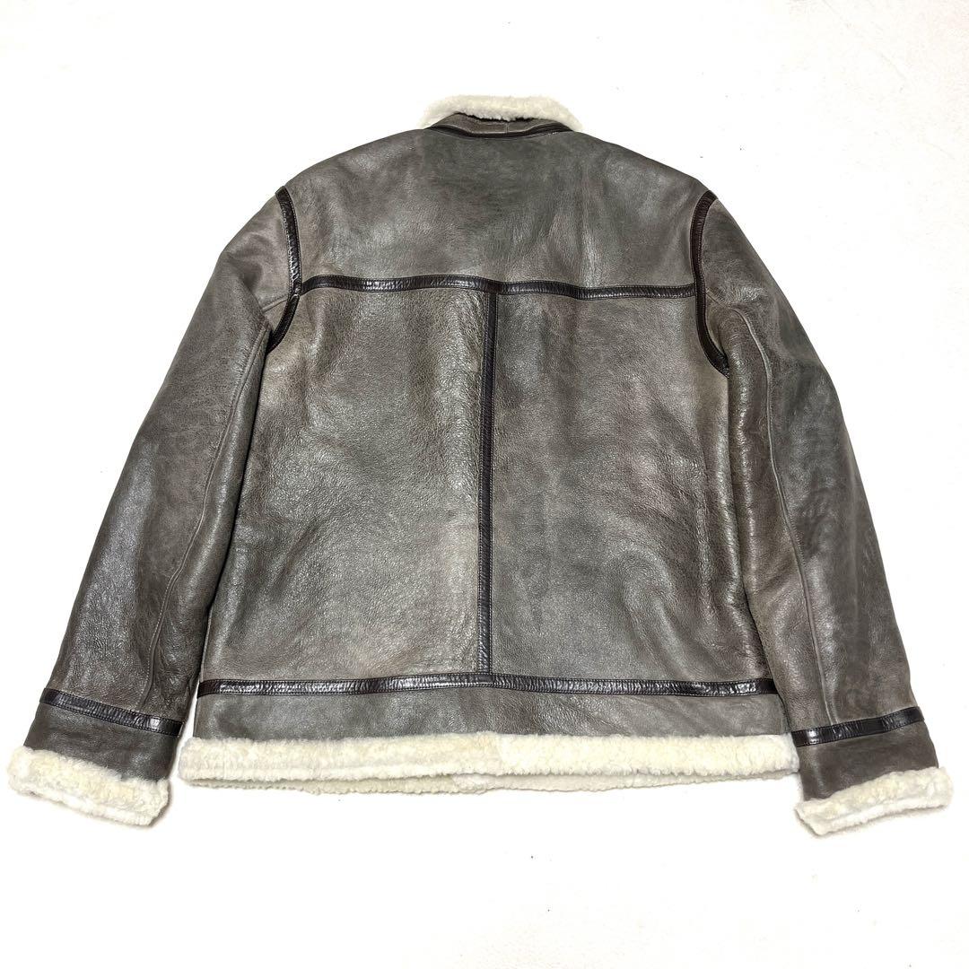 ★美品★オリビエリ★B-3★ムートン★58(2XL〜3XL)★ボマージャケット★