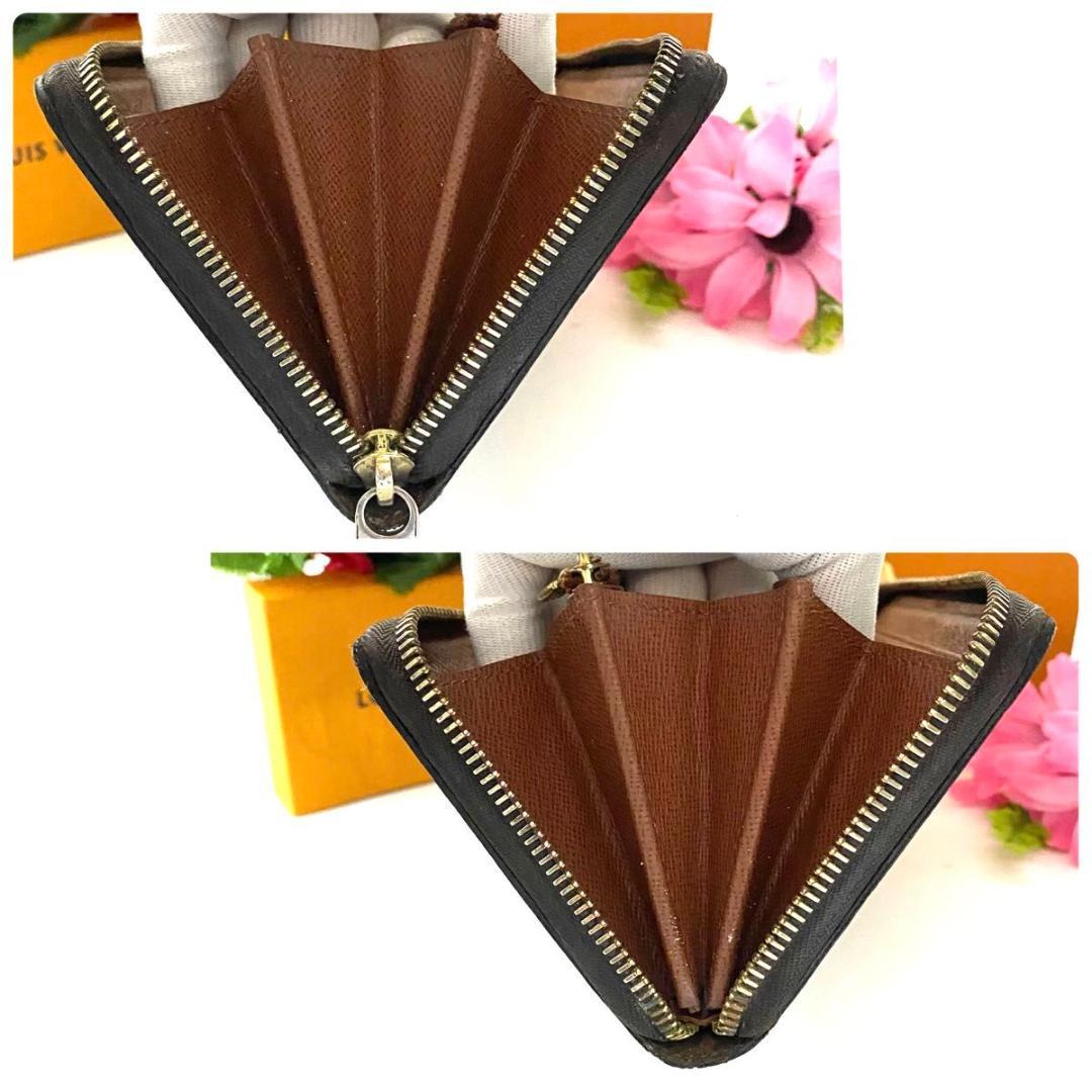 ルイ ヴィトン◎ジッピーウォレット モノグラム ラウンドファスナー 長財布 茶色