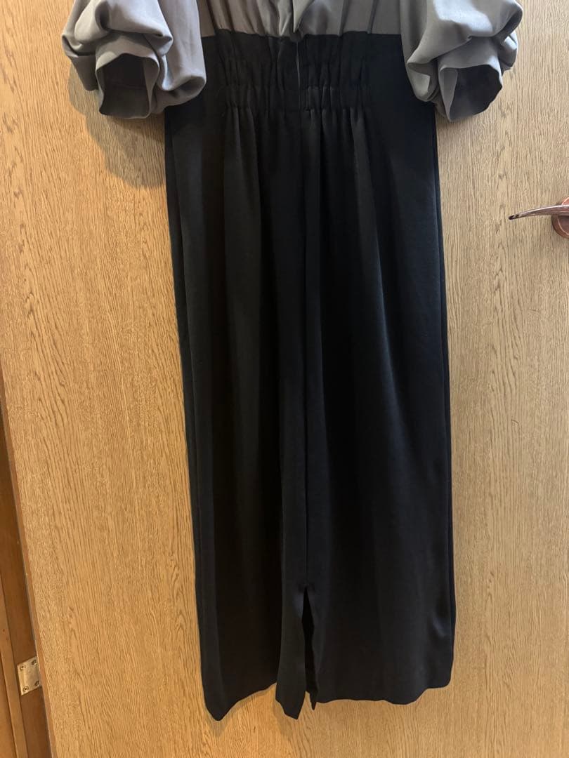 FENNEL バックリボンバイカラーワンピース　現行品