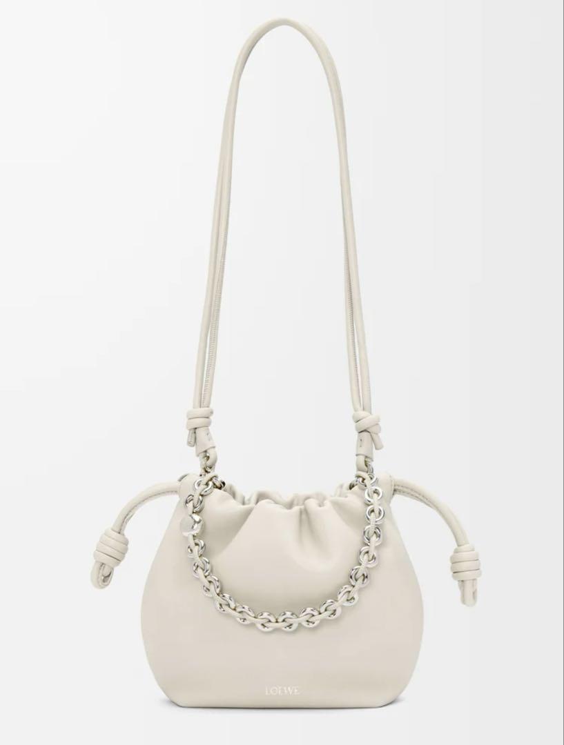 25新作 LOEWE フラメンコ パース バッグ ミニ メローナパラム フラメンコパース ミニ（メローナパラム） ベージュ - LOEWE