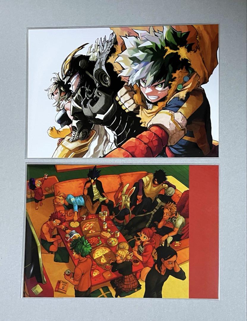 ヒロアカ原画展 クリアケース入りポストカードセット ※2枚