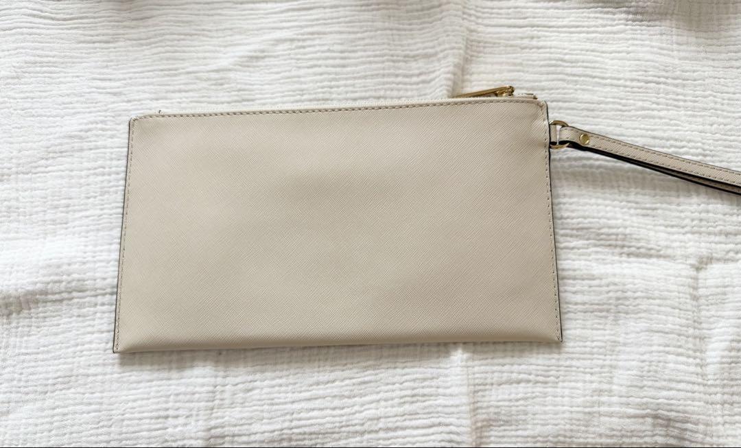 未使用 マイケルコース MICHAEL KORS ポーチ エクリュ