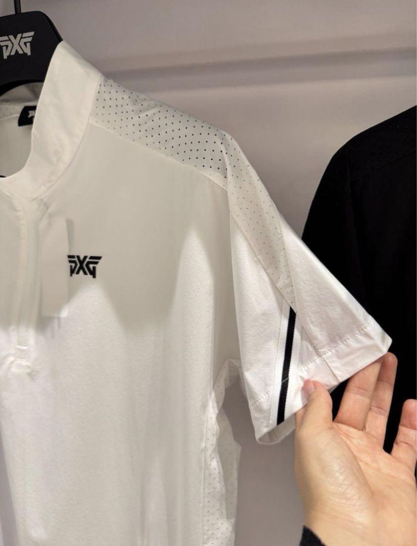PXG ゴルフ ウェア レディース 半袖 シャツ ハーフジップ - メルカリ