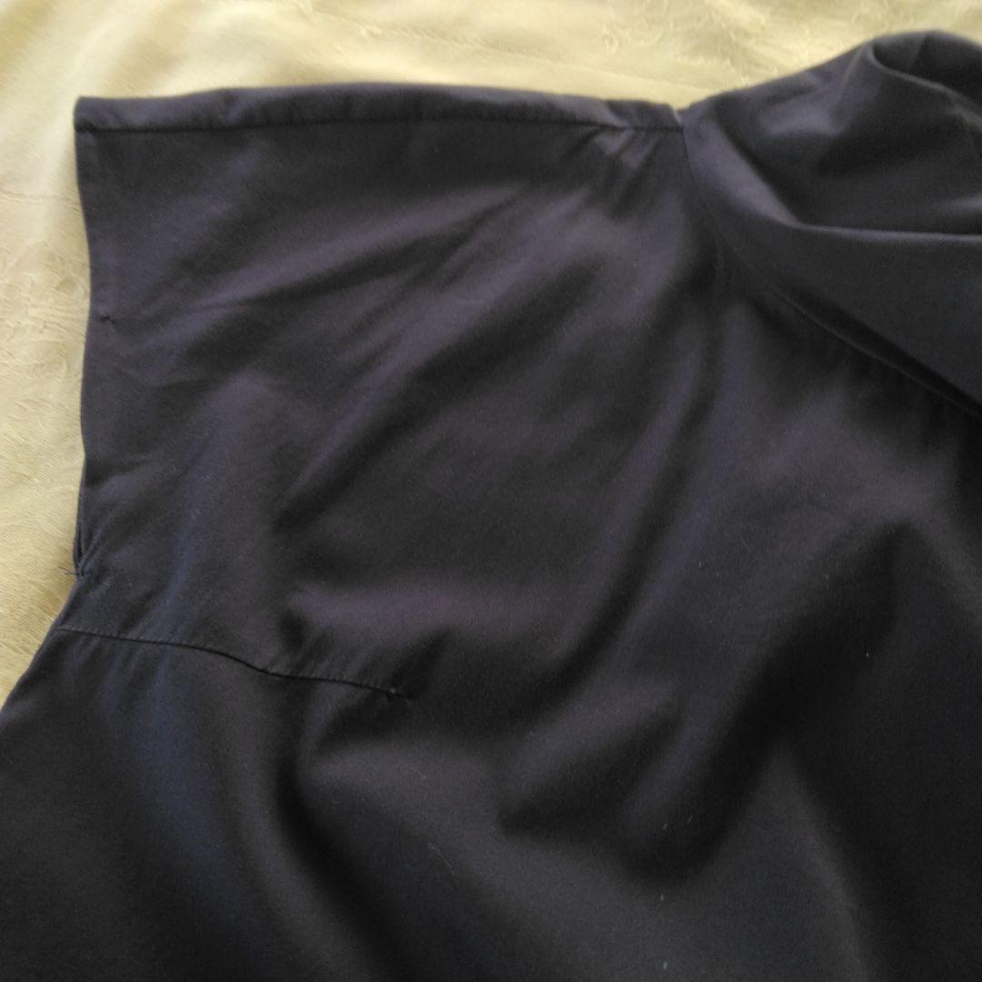 BRUNELLO CUCINELLI ネイビー ひざ丈ワンピース 半袖 レディース