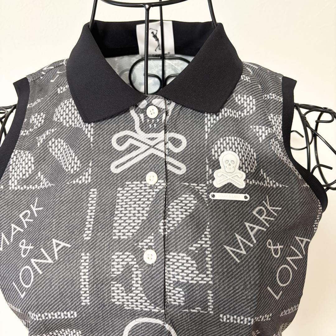 【新品・タグ付き】MARK & LONA ブラック ポロシャツ S