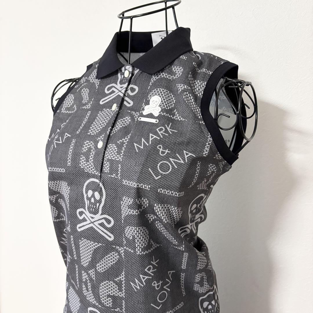 【新品・タグ付き】MARK & LONA ブラック ポロシャツ S
