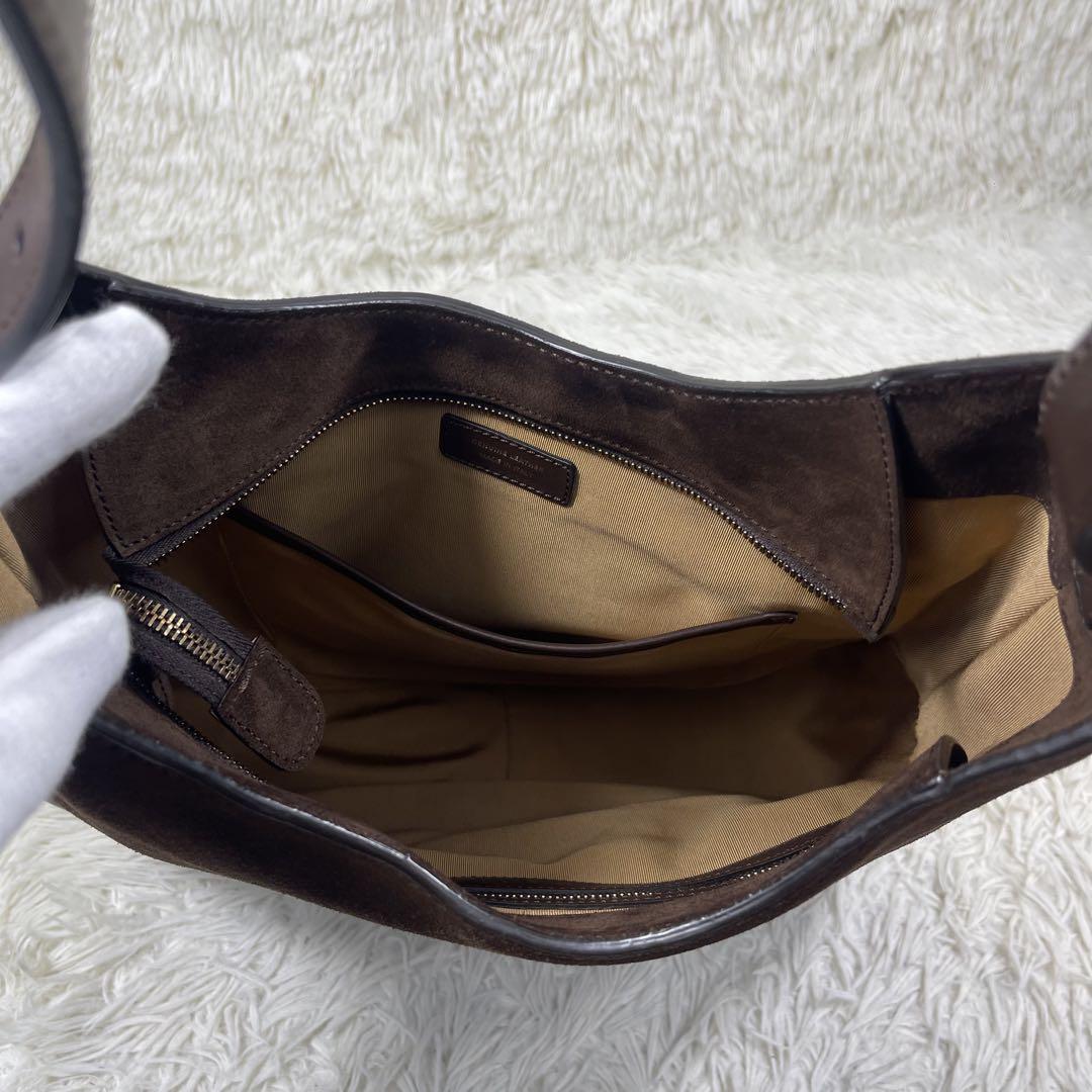 【一部予約販売中】 美品‼️ TODS ショルダーバッグ オーボエ スエード ゴールドT金具 バッグ