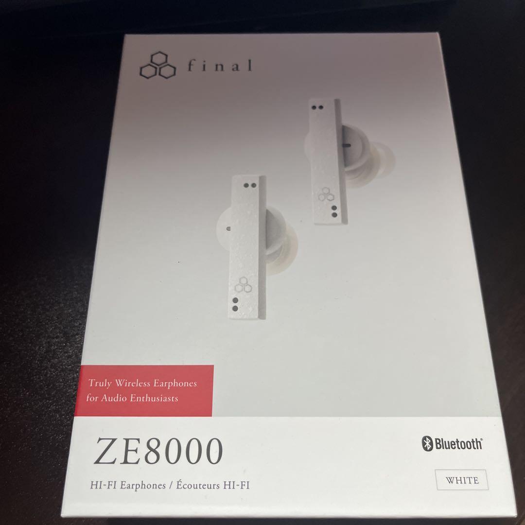 final ZE8000 ワイヤレスイヤホン ホワイト