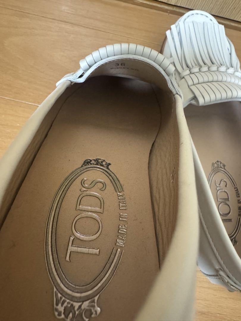 トッズ　TOD'S フリンジシューズ　ローファー 23cm 靴