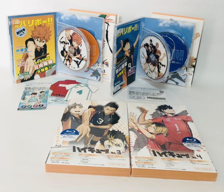 2022新品 美品 収納BOX 特典付 ハイキュー Blu-ray 1期 2期 全巻セット JufQx-m51621154664 得価新作