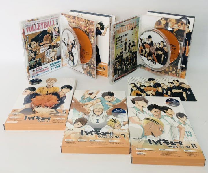 2022新品 美品 収納BOX 特典付 ハイキュー Blu-ray 1期 2期 全巻セット JufQx-m51621154664 得価新作