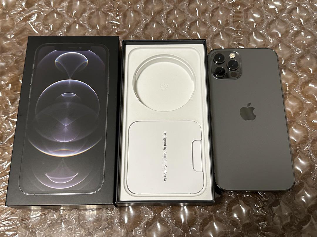 【傷あり】Apple iPhone 12 pro 256GB グラファイト 傷あり】Apple iPhone 12 Pro グラファイト 256GB