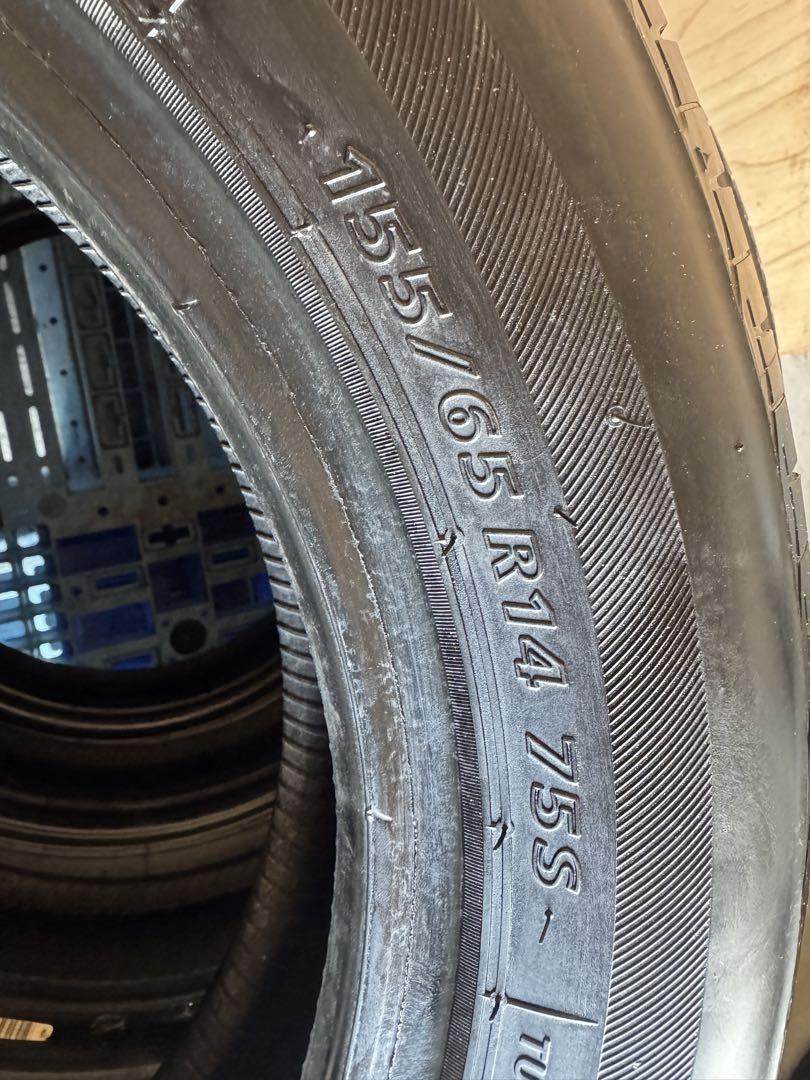 タイヤ・ホイール (53)155/65R14 BRIDGESTONE NEXTRY