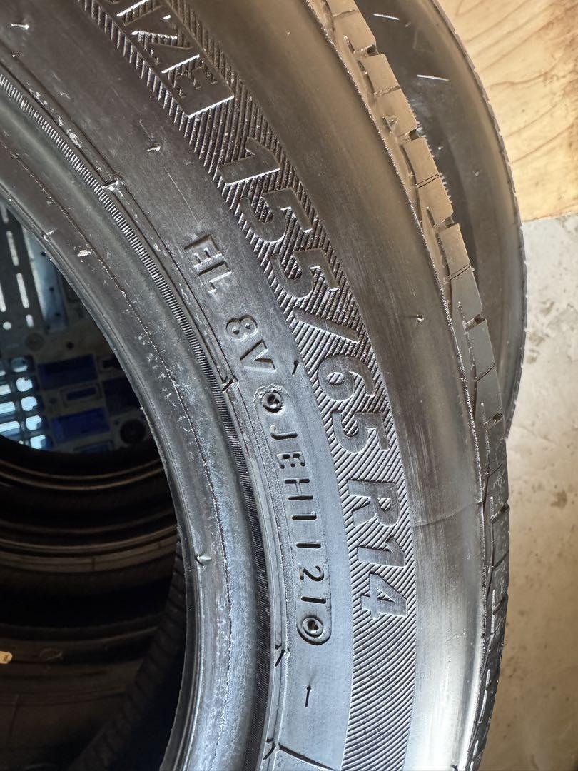 タイヤ・ホイール (53)155/65R14 BRIDGESTONE NEXTRY