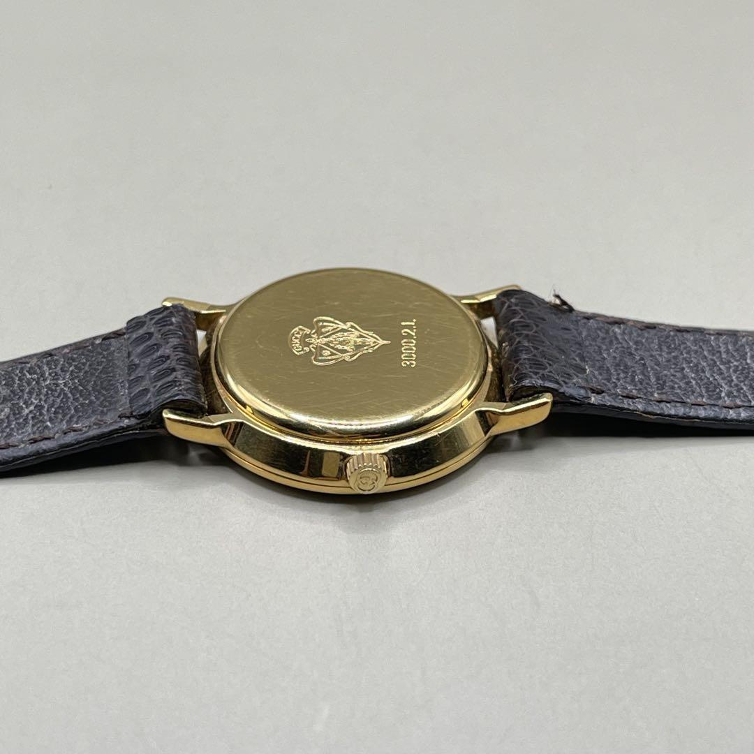 GUCCI グッチ 3000.2.L GP 稼働 腕時計 時計 クォーツ