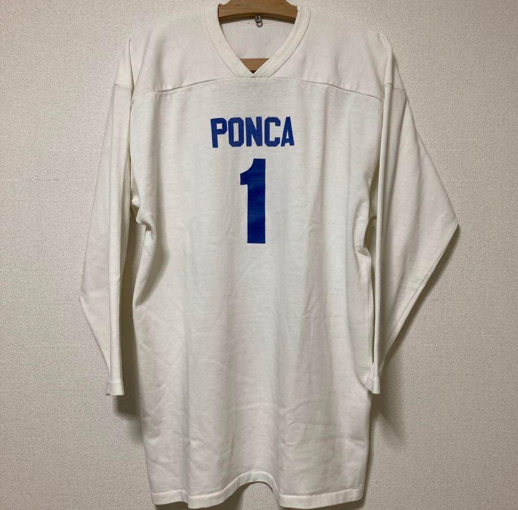 インディアン フットボールシャツ PONCA ROCK-ON 長袖カットソー
