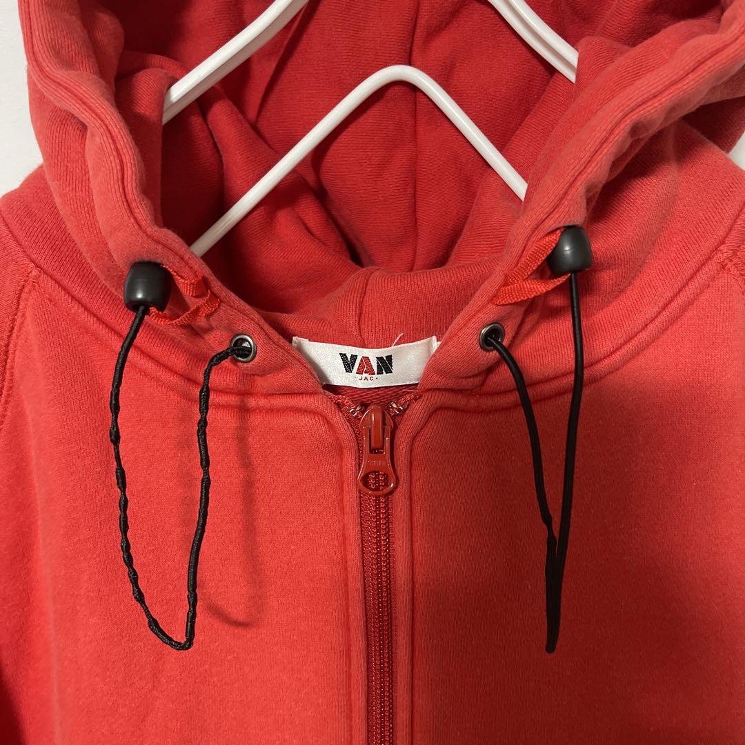 90s VAN JAC ヴァン ジップアップ パーカー アイビー バックロゴ