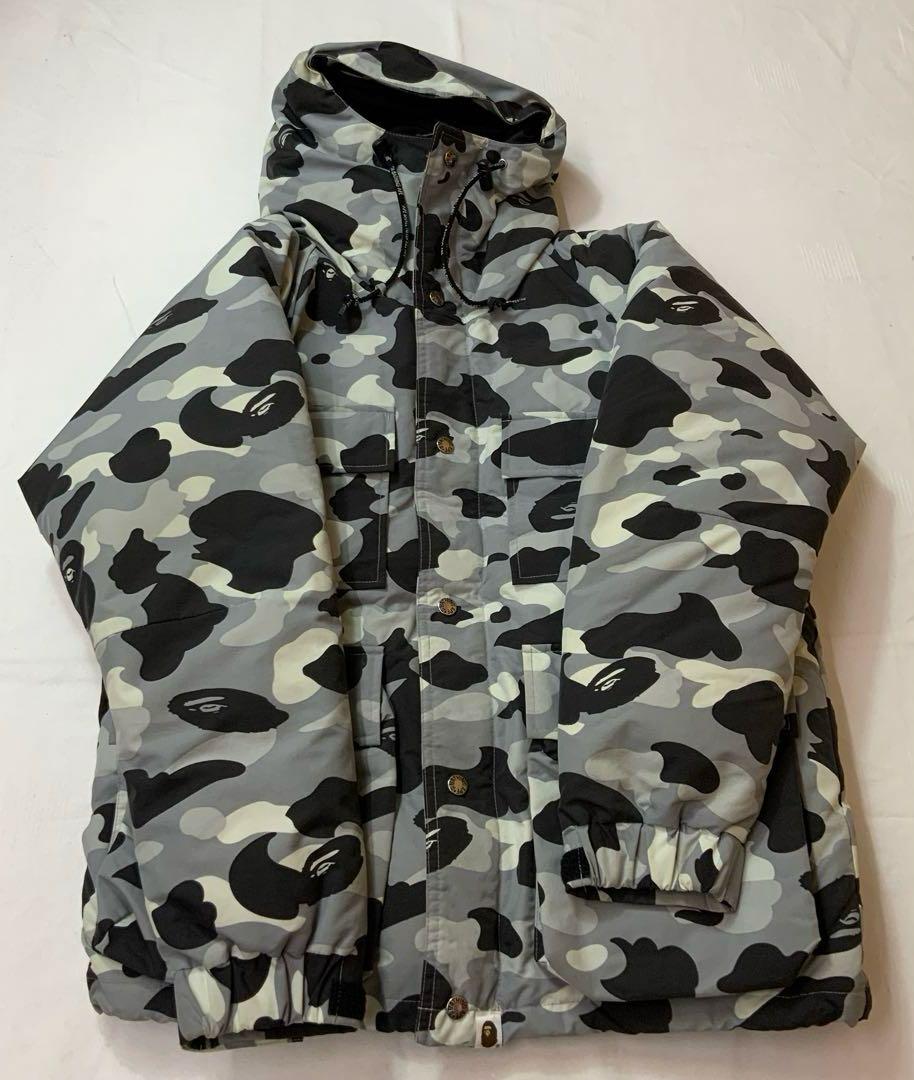 A/W BAPE アベイシングエイプ ダウンジャケット S