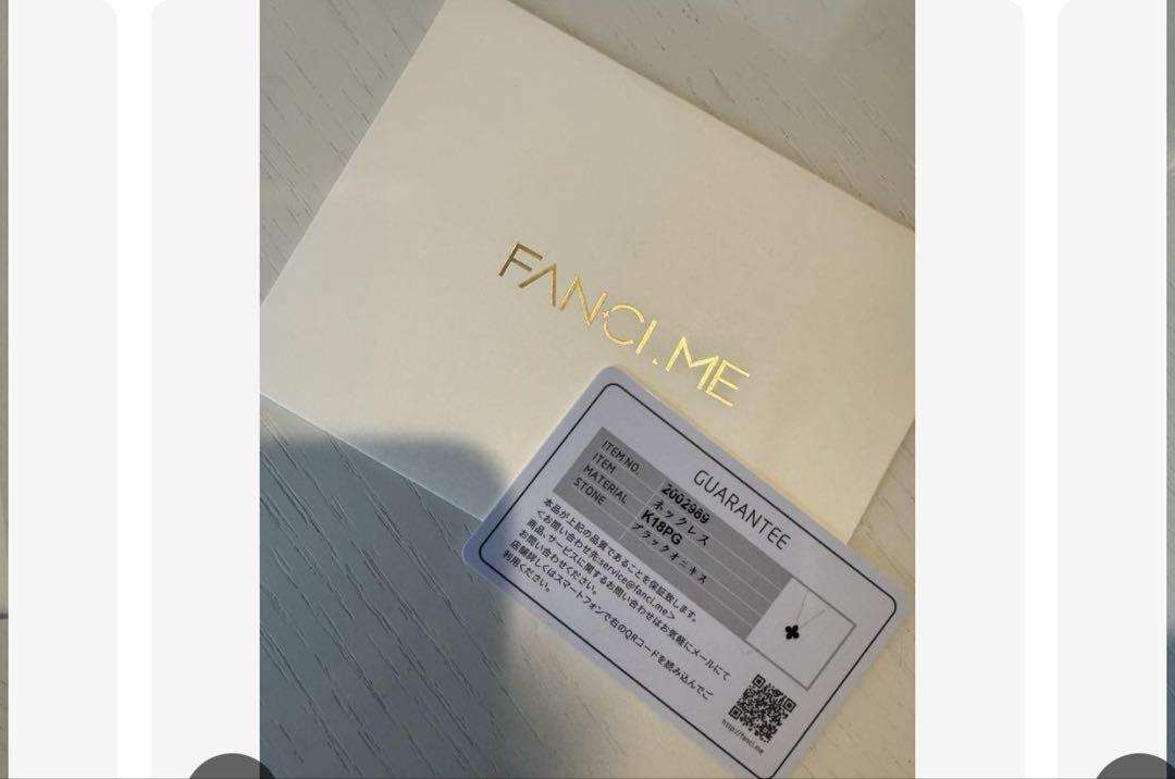 FANCIME K18YG ブラッククローバーネックレス