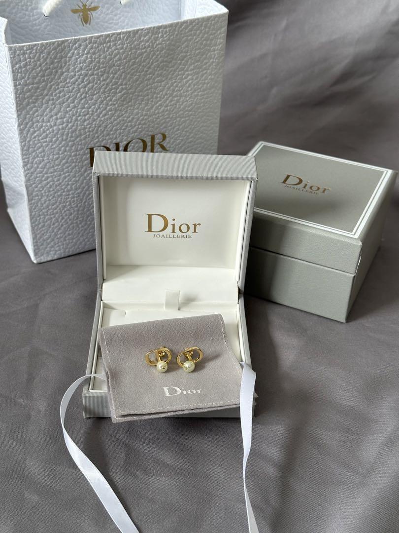 Dior ディオール ゴールド パール スタッドピアス 可愛い★