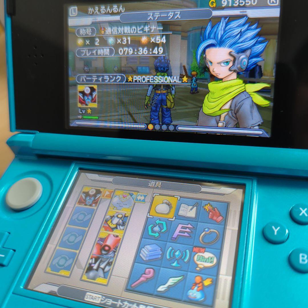 Nintendo 3DS ライトブルー 本体 取扱説明書付き 美品