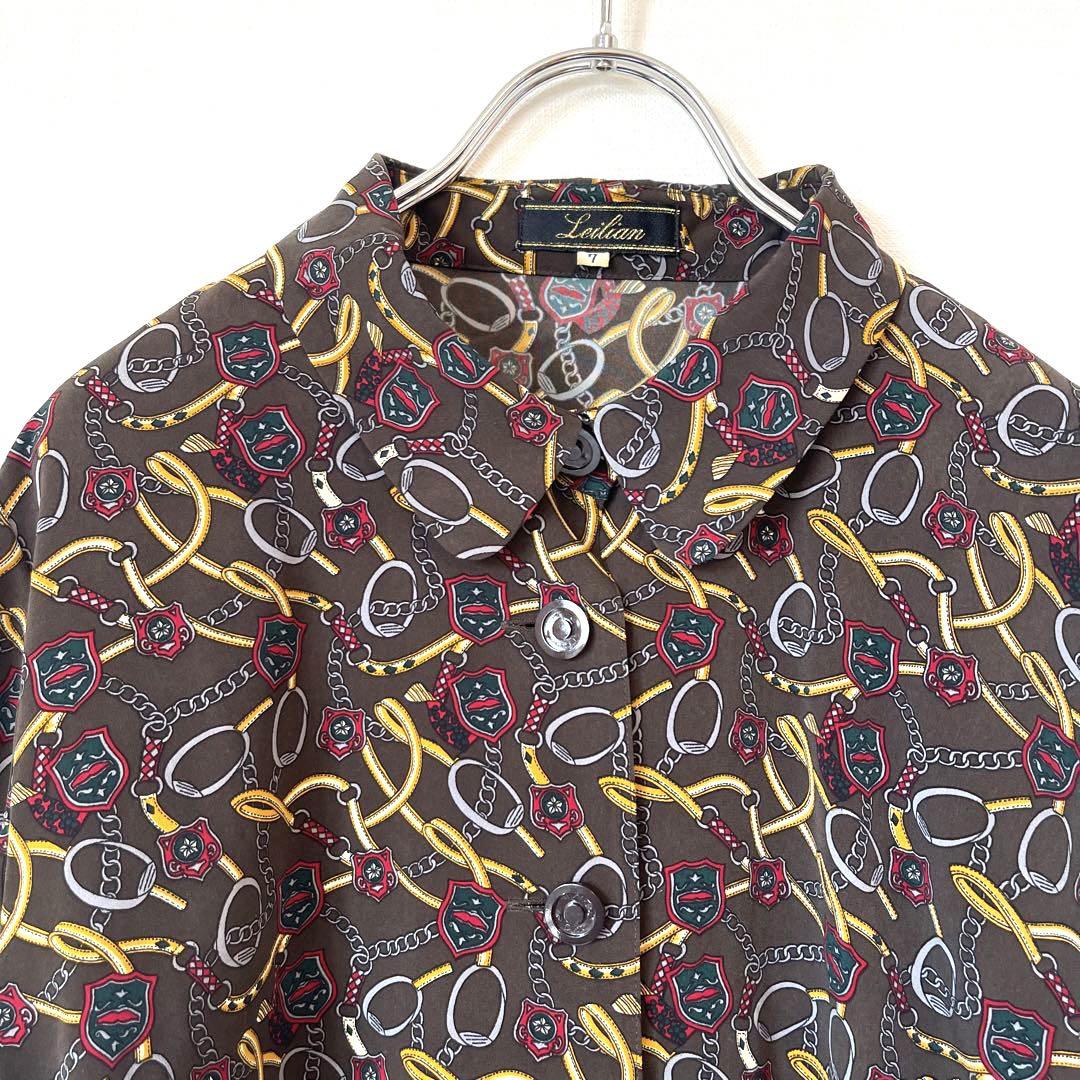 公式ショップ公式ショップ90s レトロ スカーフ柄 チェーン 総柄 古着