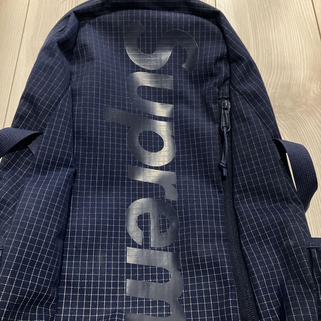 Supreme ネイビー リュック　24ss