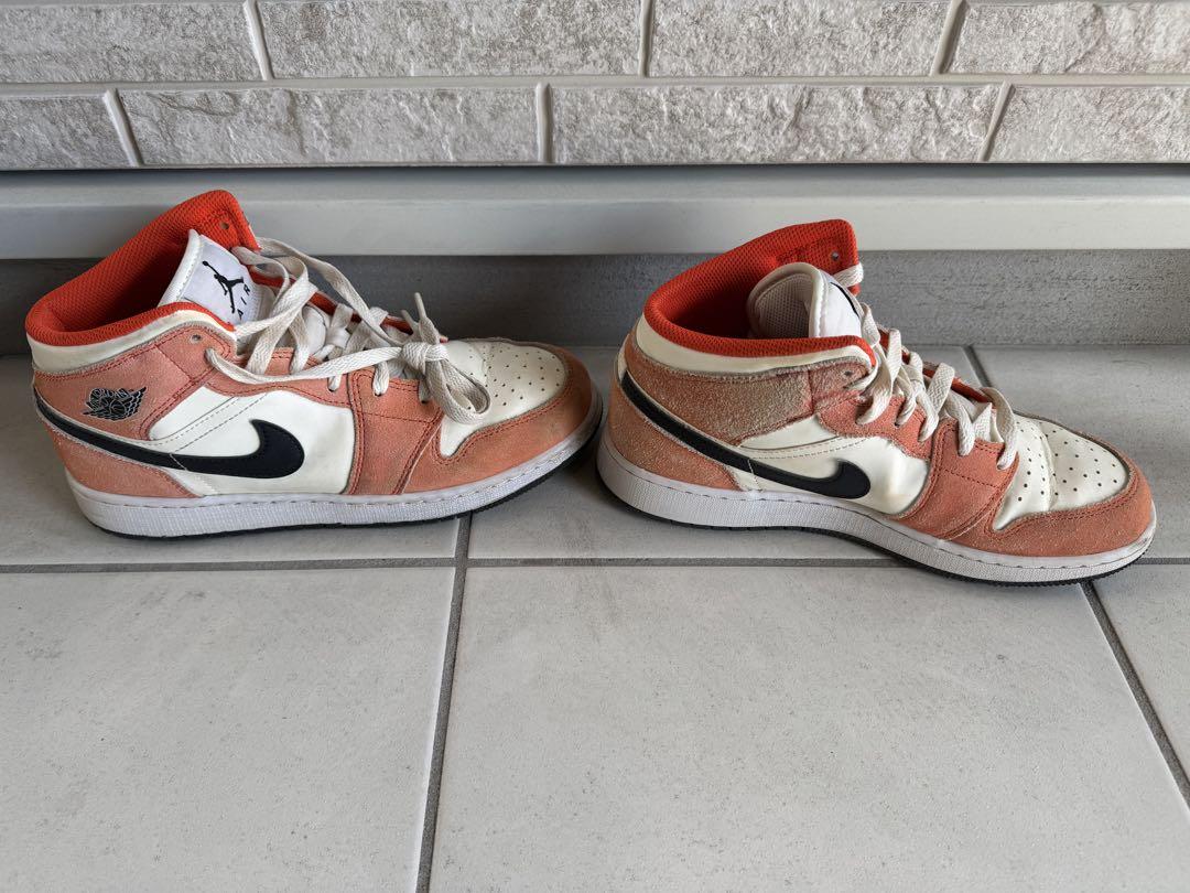 AIR JORDAN1 MIDナイキ エア ジョーダン 1 ミッドGS 24.5