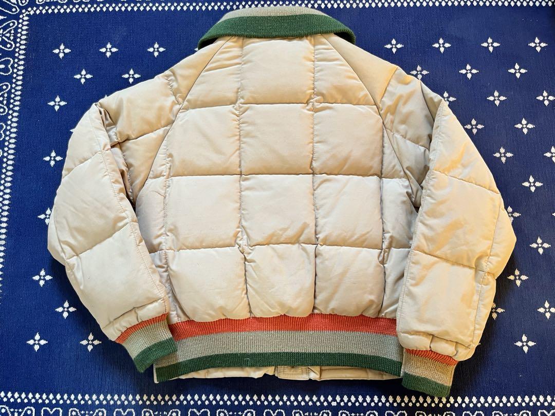 エディバウアー ベージュダウンジャケット Eddie Bauer 80s