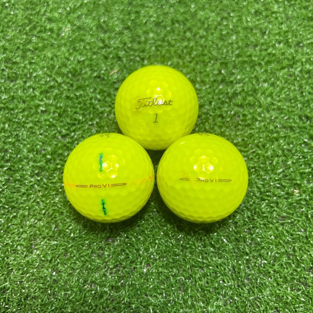 高級感 A52】 Titleist PROV1 黄 2023年 ロストボール 24球 - メルカリ その他