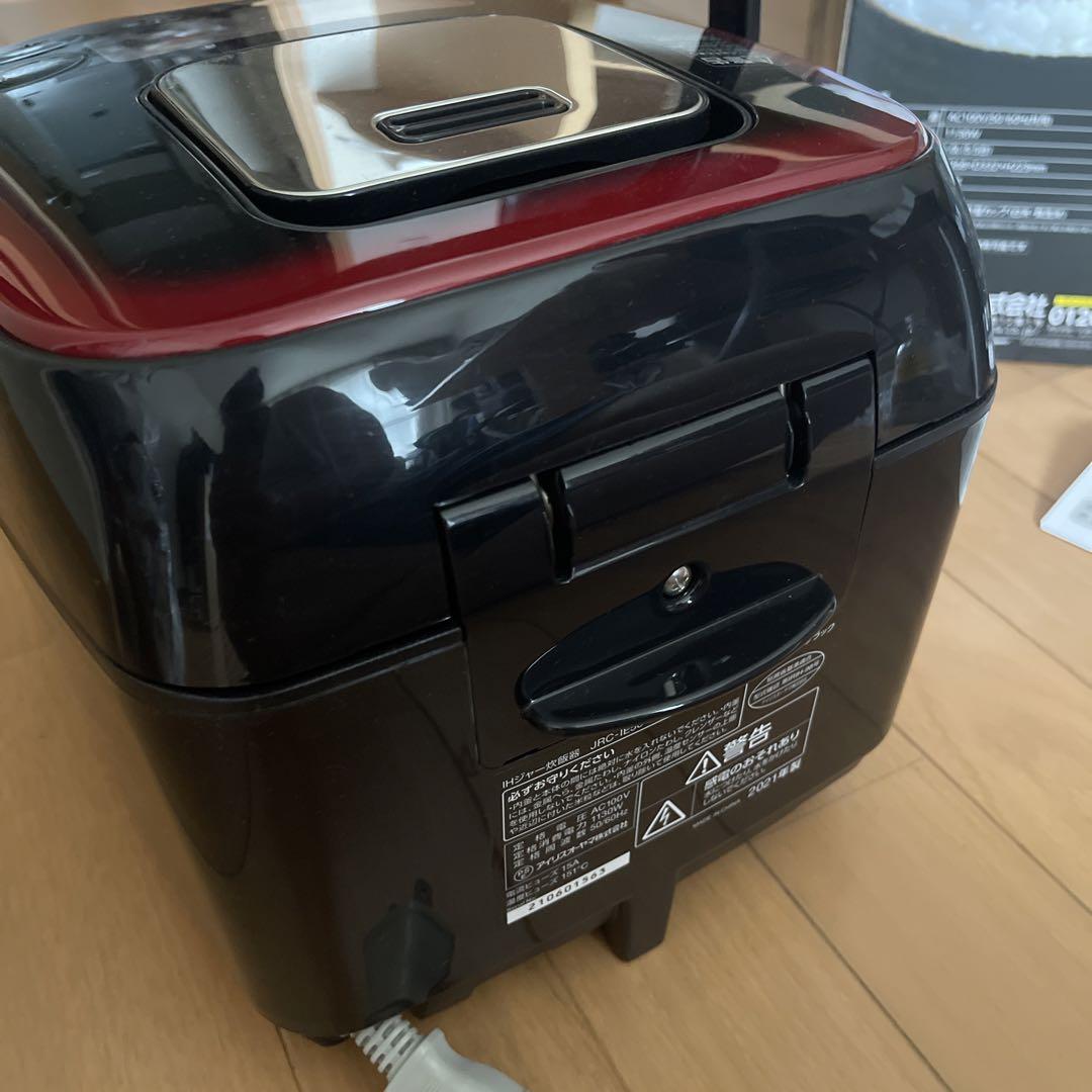 情熱価格×IRIS 米屋がこだわった5.5合大火力IH炊飯器 ブラック 1.0L