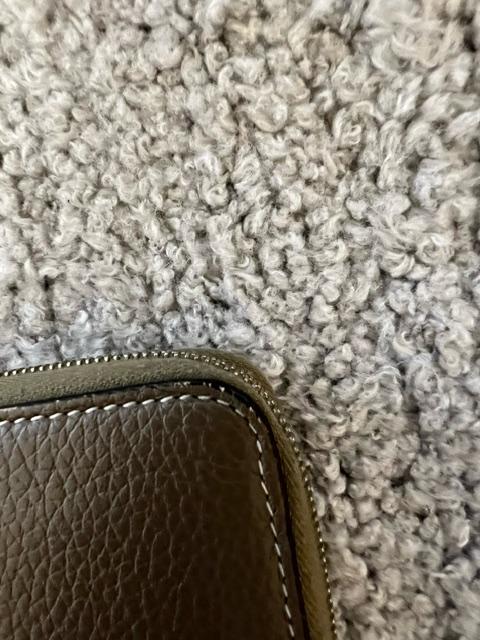 CELINE　セリーヌ　ラウンド　長財布　レザー　グレー