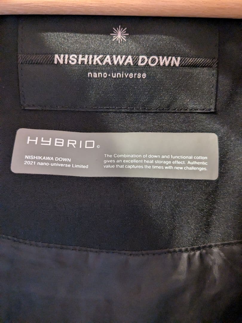 nano universe 西川ダウン アークティックダウンジャケット L