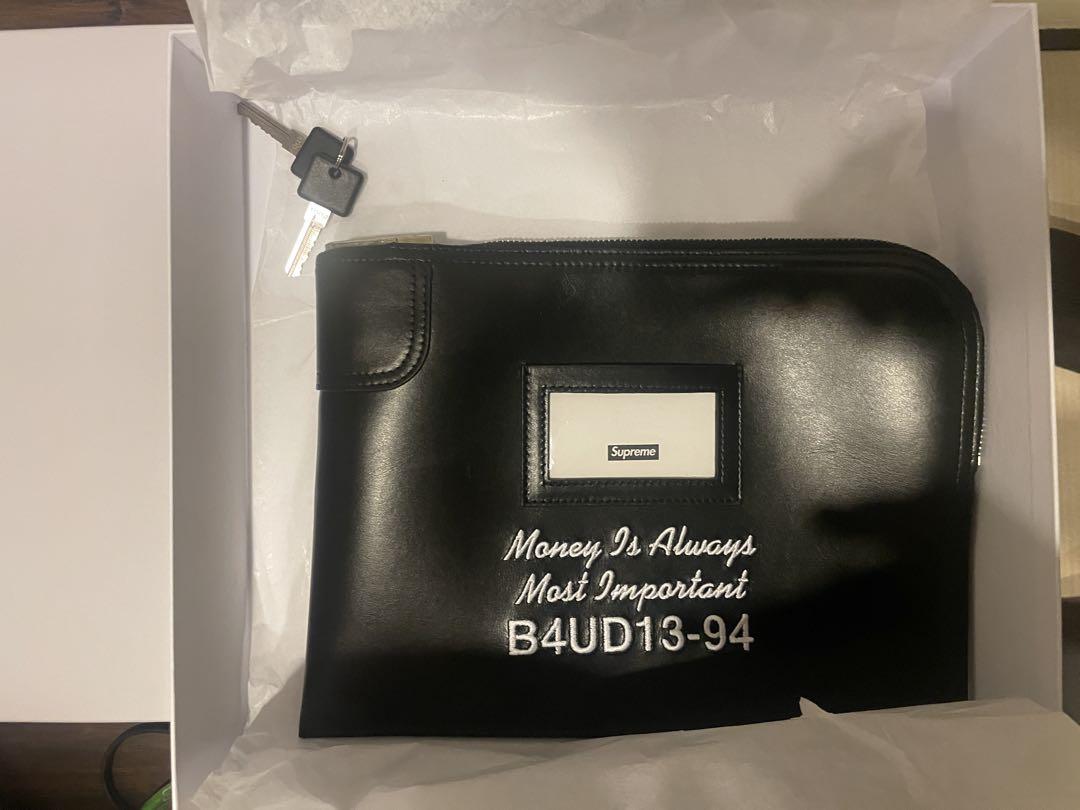 Supreme Leather Money Bag