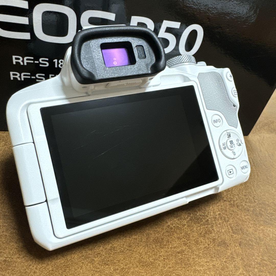 Canon ミラーレス一眼カメラ EOS R50   EOSR50WH-WZK