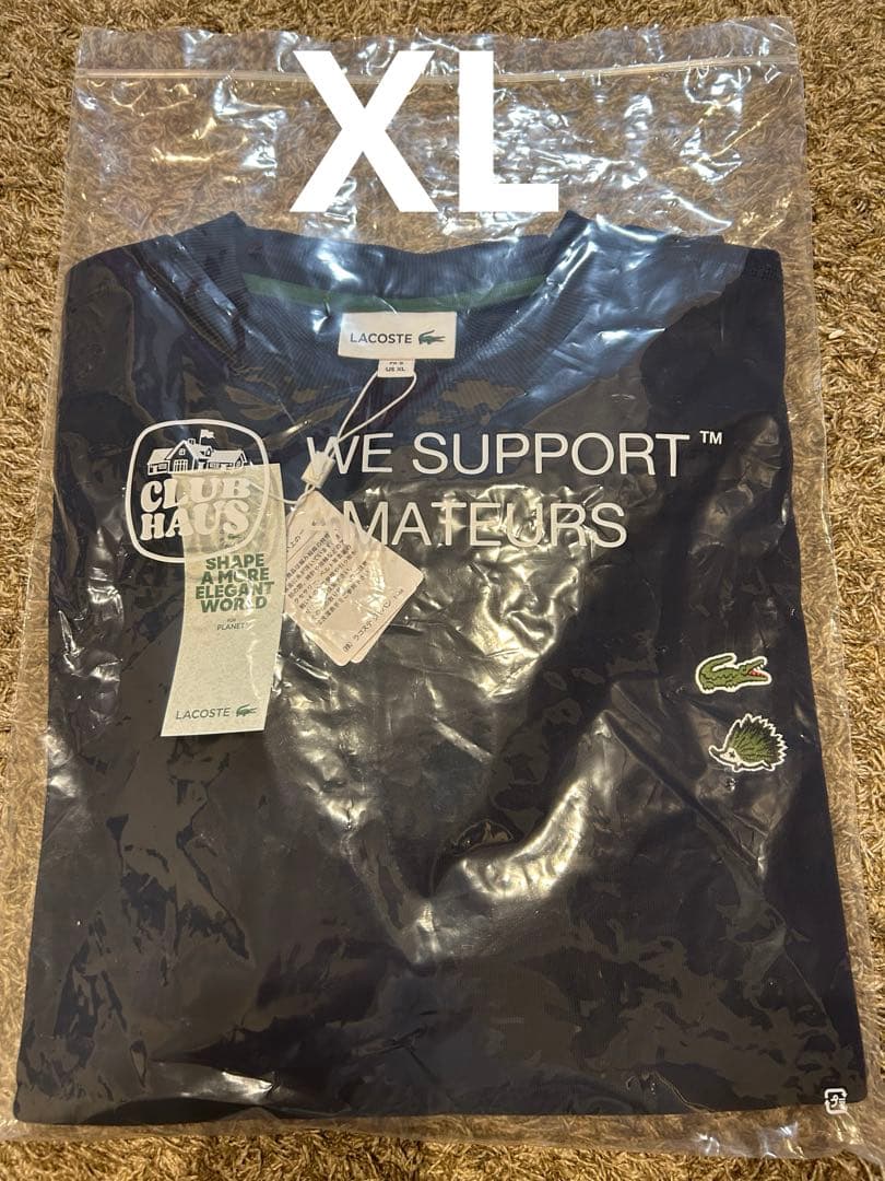 CLUBHAUS Lacoste スウェット NAVY XLXL LL CLUB HAUS