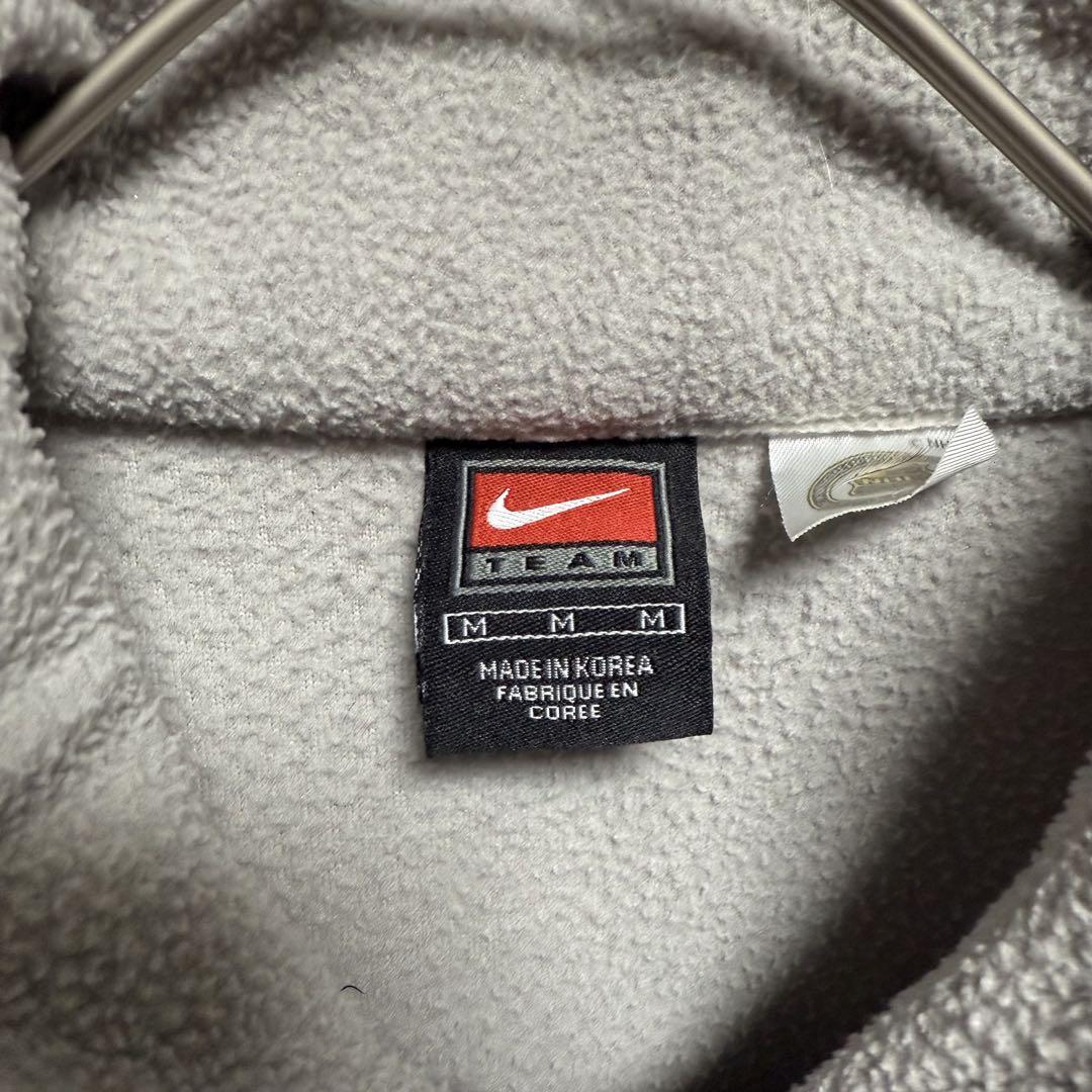 希少　美品　NIKE ナイキ　チーム　ロゴ刺繍　アメリカ古着　フリース　ベスト