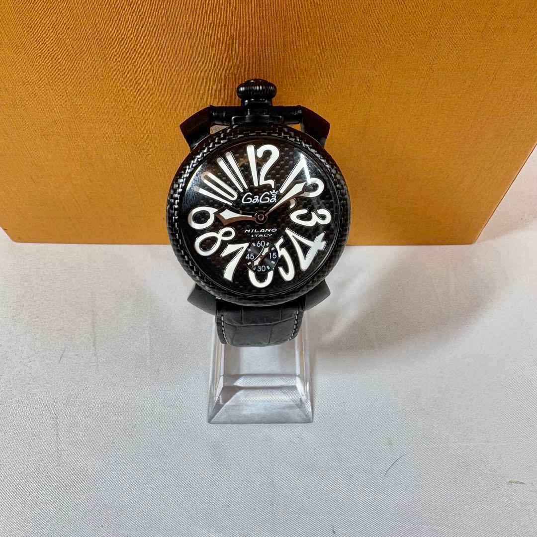 ✨500本限定稼働美品✨GaGa Milano ガガミラノ　手巻き時計 48