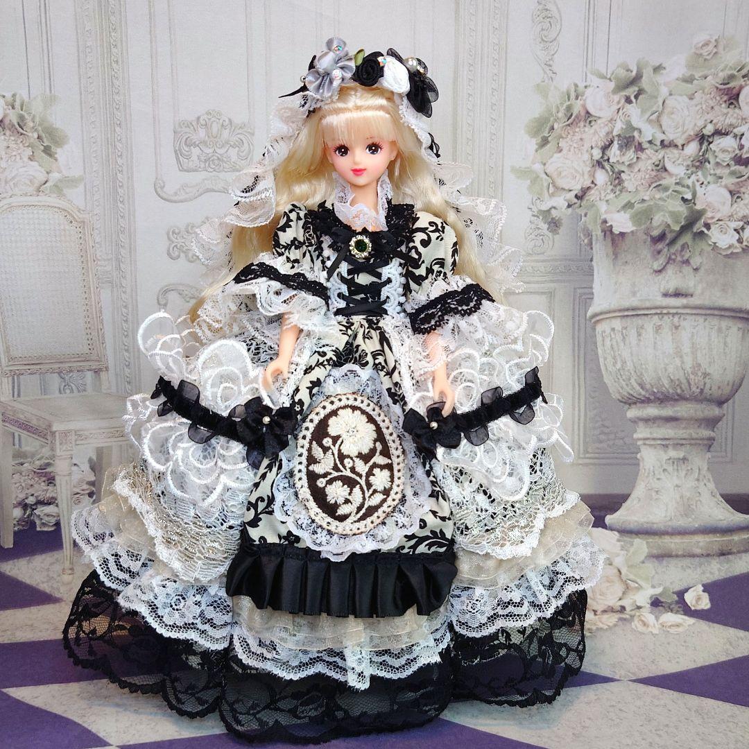 ジェニーちゃん服　オルレアブラックドレス