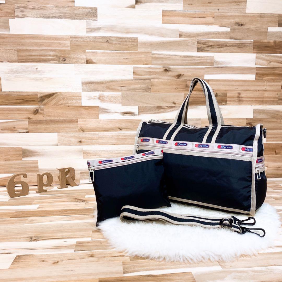 日本限定 30周年記念 レスポートサック エッセンシャル ボストンバッグ 黒 魅力的な