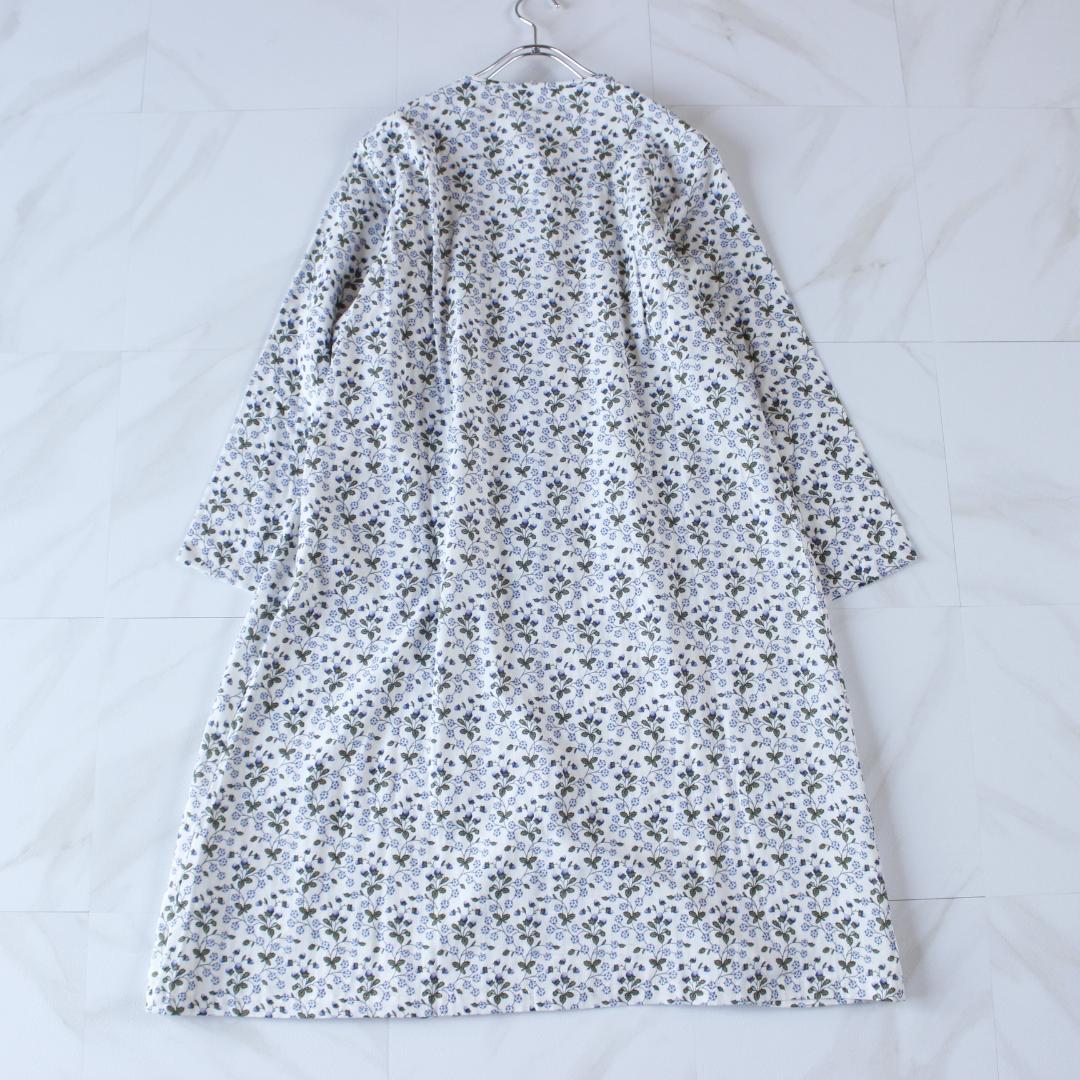 シモンズグランドセール 新品タグ付き】LAURA ASHLEY ロングシャツワンピース L 花柄 ワンピース