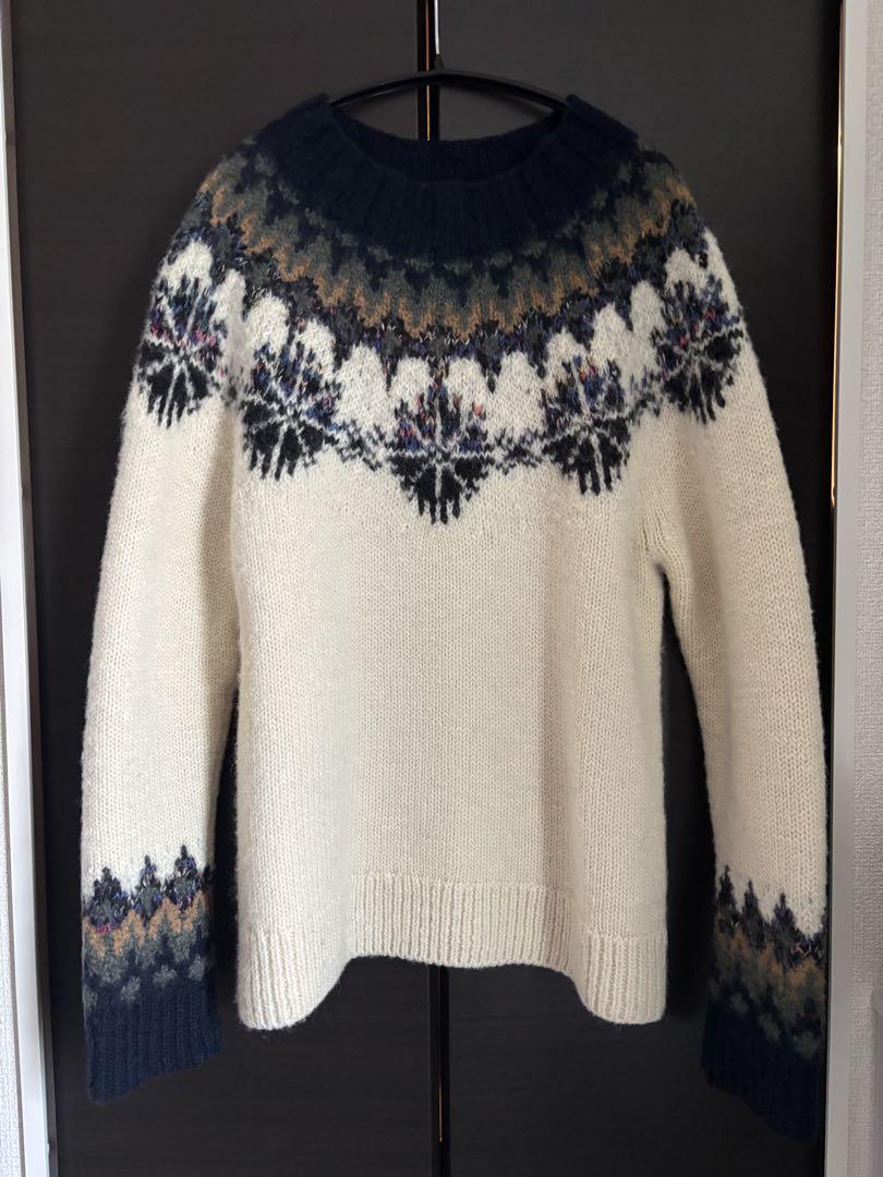 ドリスヴァンノッテン　19aw ノルディックニット　m