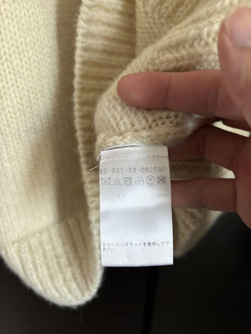 ドリスヴァンノッテン　19aw ノルディックニット　m