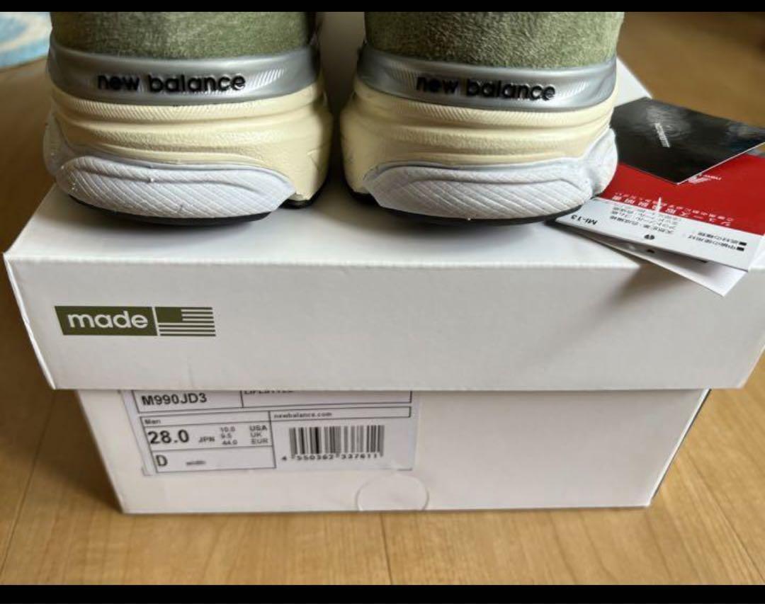靴 JJJJound new balance 990 V3 28cm