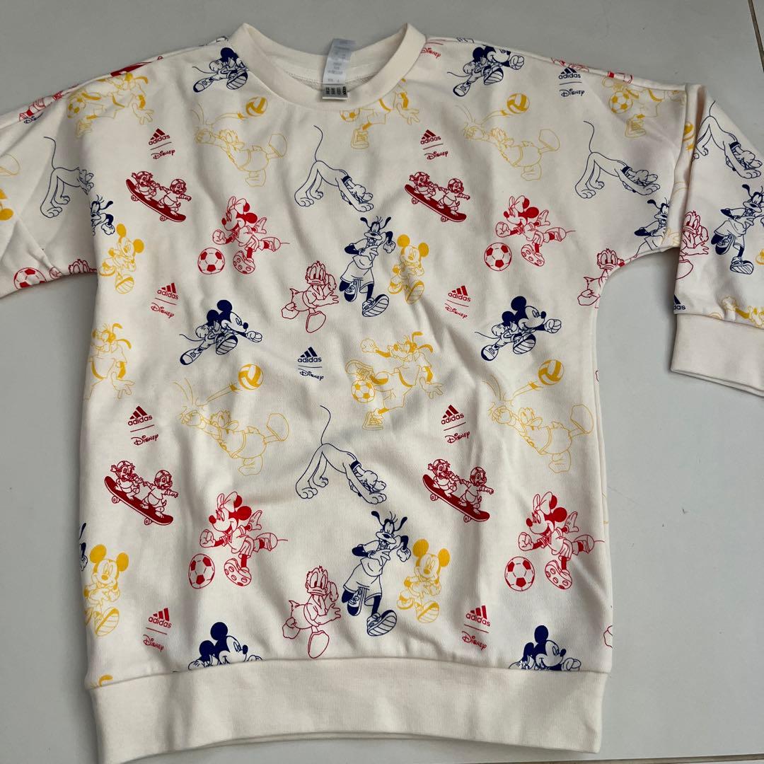 新品　アディダス　ディズニー　トレーナー100 トップス　ミッキー柄　長袖